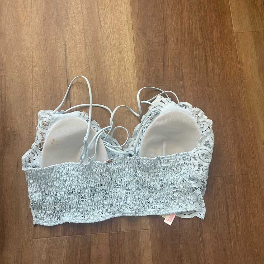 Victoria's Secret Lace Bralette in Soft Blue - Picture 3 of 4